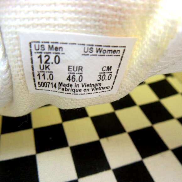 Vans Harry Potter Marauders Map Classic Slip On Shoes Men's Size 12 NEW - Picture 10 of 16